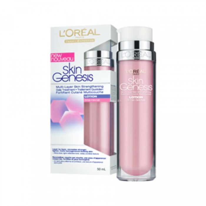 LOreal Paris Skin Genesis Moisturizer Lotion Oil Free 50ml
This lightweight, daily moisturizer strengthens skin leaving it smoother, healthier and more even. This exclusive formula includes a SPF 15 sunscreen to help p | Veela Beauty LOreal Paris Skin Genesis Moisturizer Lotion Oil Free 50ml
This lightweight, daily moisturizer strengthens skin leaving it smoother, healthier and more even Skin Care | Veela Beauty