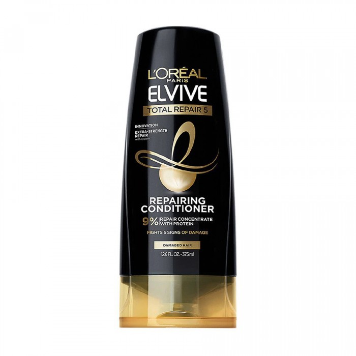 LOreal Paris Repairing Conditioner Total Repair5 375ml
LOreal Paris Elvive Total Repair 5 Repairing Conditioner for silky, healthy, stronger, supple, and easy to style hair.
Formulated with caring ingredients, featurin | Veela Beauty LOreal Paris Repairing Conditioner Total Repair5 375ml
LOreal Paris Elvive Total Repair 5 Repairing Conditioner for silky, healthy, stronger, supple, and easy to style hair Shampoo & Conditioner | Veela Beauty