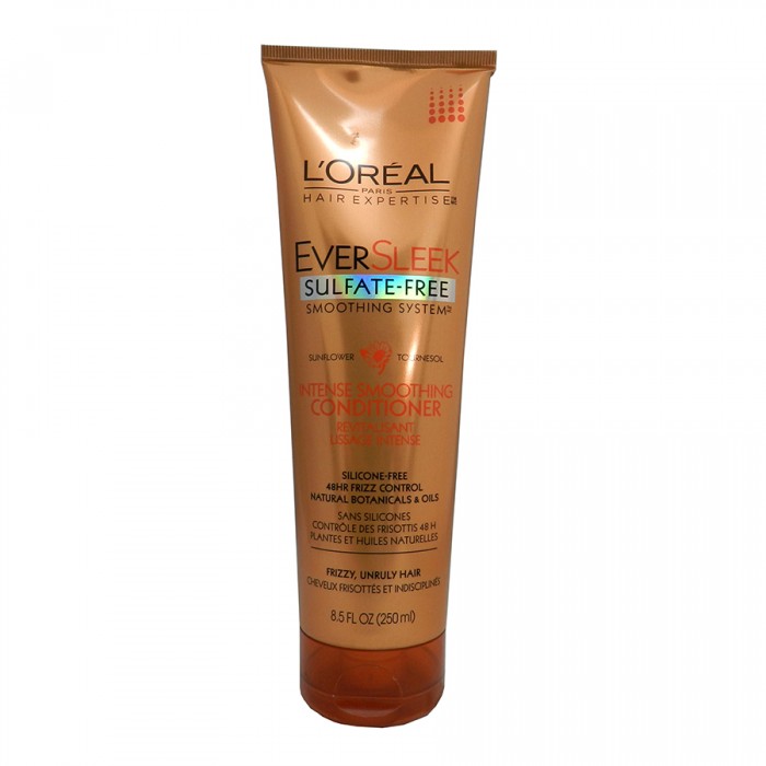 Loreal Eversleek Sulfate Free Reparative Smoothing Conditioner 250ml Sulfate and silicon free conditioner smoothes and deeply conditions damaged, distressed hair without weighdown. Formulated with natural botanicals, oi | Veela Beauty Loreal Eversleek Sulfate Free Reparative Smoothing Conditioner 250ml Sulfate and silicon free conditioner smoothes and deeply conditions damaged, distressed hair without weighdown. Formulated with natural botanicals, oi | Veela Beauty