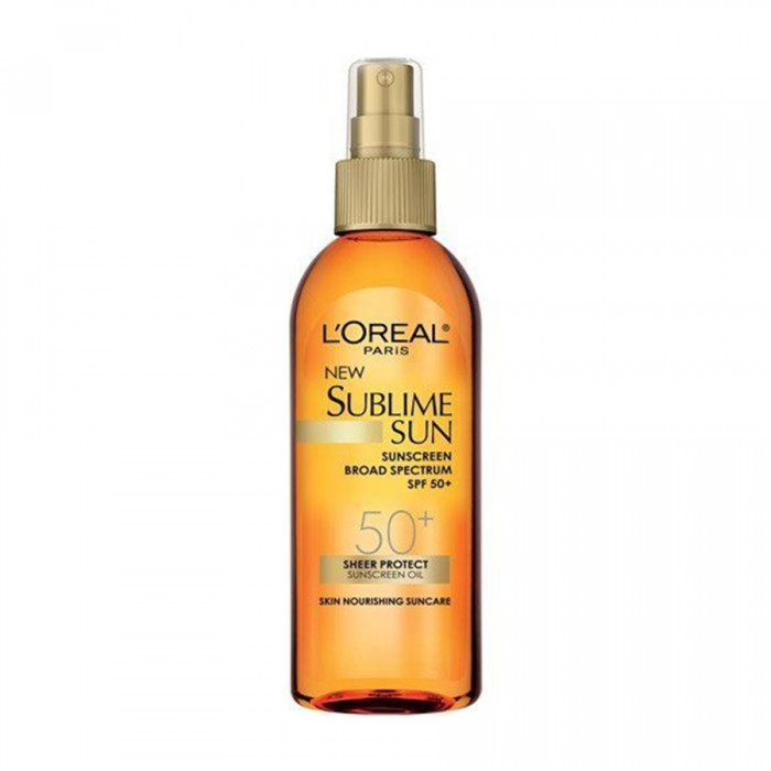 LOreal Paris Sublime Sun Sheer Protect Sunscreen 184ml
Long-lasting sunscreen oil spray with broad spectrum UVA/UVB protection SPF 30.
Enriched with Vitamin E, Argan Oil, Shea Butter Oil, Grape Seed Oil and Sunflower Oi | Veela Beauty LOreal Paris Sublime Sun Sheer Protect Sunscreen 184ml
Long-lasting sunscreen oil spray with broad spectrum UVA/UVB protection SPF 30 Skin Care | Veela Beauty