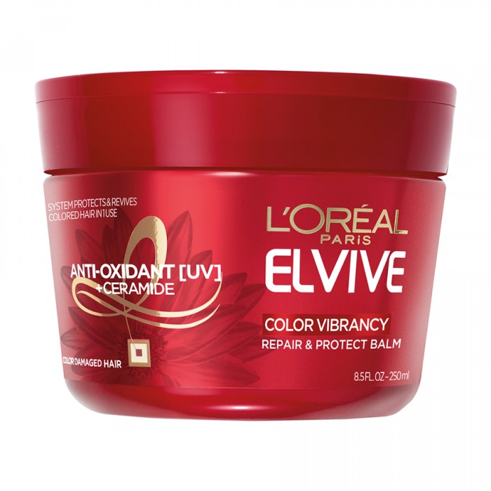 LOreal Paris Color Vibrancy Repair and Protect Balm 250ml Luxury mask for damaged and colored hair. Repairs visible processing damage in 1 use when using full system. Preserves color intensity. deeply nourishes. | Veela Beauty LOreal Paris Color Vibrancy Repair and Protect Balm 250ml
Luxury mask for damaged and colored hair | Veela Beauty