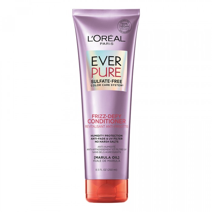 LOréal Paris EverPure Frizz Defy Conditioner 250ml
LOreal Paris EverPure Frizz Defy Humidity & Frizz Control Conditioner Deeply Conditions Frizz-Prone Hair.
Sulfate-free formula is anti-fading, free of salts and surfac | Veela Beauty LOréal Paris EverPure Frizz Defy Conditioner 250ml
LOreal Paris EverPure Frizz Defy Humidity & Frizz Control Conditioner Deeply Conditions Frizz-Prone Hair Shampoo & Conditioner | Veela Beauty