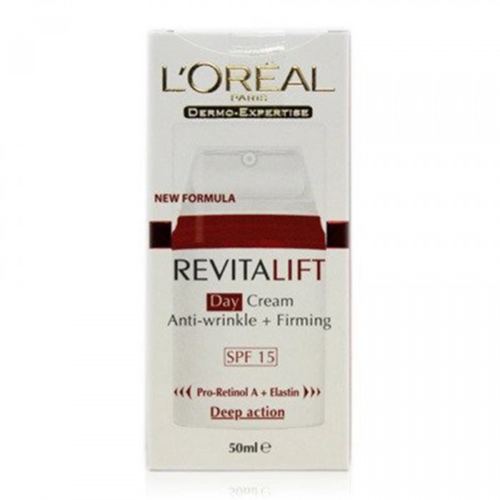LOreal Revitalift SPF15 Anti Wrinkle + Firming Day Cream 50ml
Turn back the clock with Revitalift. Enriched with Advanced Pro-Retinol, this anti-wrinkle, extra-firming formula fights the signs of ageing and gives you y | Veela Beauty LOreal Revitalift SPF15 Anti Wrinkle + Firming Day Cream 50ml
Turn back the clock with Revitalift. Enriched with Advanced Pro-Retinol, this anti-wrinkle, extra-firming formula fights the signs of ageing and gives you y | Veela Beauty