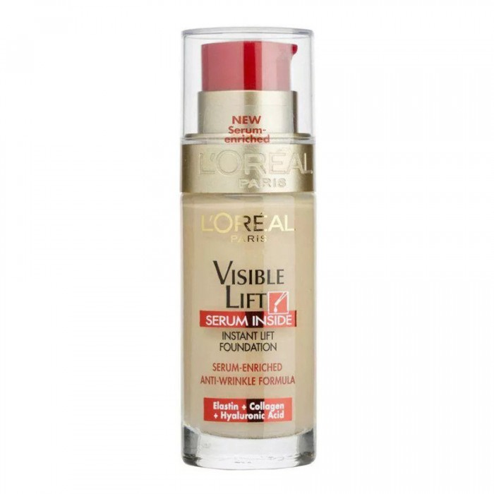 LOreal Visible Lift Serum Inside Instant Lift Foundation 100
Hypoallergenic.
Moisturizes the skin.
Long lasting coverage. | Veela Beauty LOreal Visible Lift Serum Inside Instant Lift Foundation 100
Hypoallergenic Face | Veela Beauty