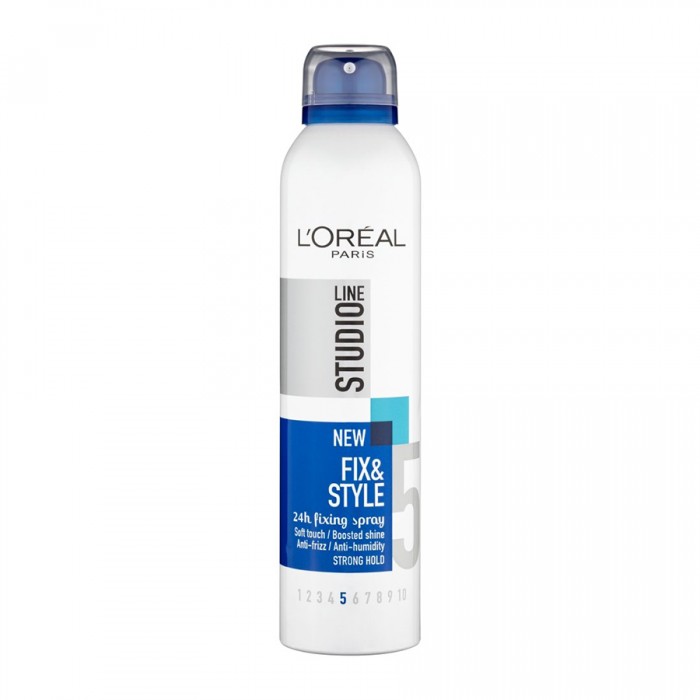 LOreal Paris Studio Line 5 Fix and Style Spray 250ml
Helps resist humidity.
Protects against the appearance of frizz.
Spray generously around your styled hair at a distance of 20 cm.
Contains ultra-fine formula.
Gives f | Veela Beauty LOreal Paris Studio Line 5 Fix and Style Spray 250ml
Helps resist humidity | Veela Beauty