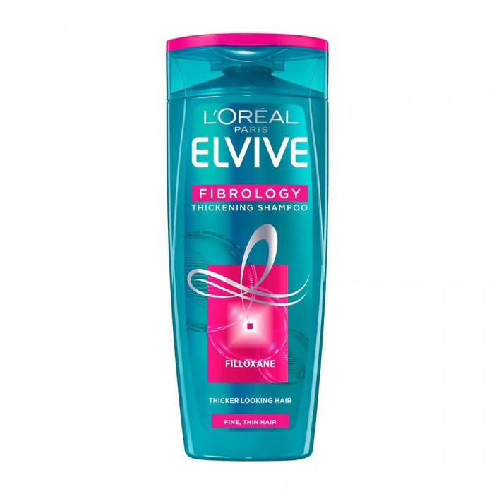 LOreal Elvive Fibrology Thickening Shampoo 400ml Suitable for thicker hair wash after wash. It is specially developed with Filloxane, the shampoo formula together with the conditioner, thickens the look of hair and pr | Veela Beauty LOreal Elvive Fibrology Thickening Shampoo 400ml
Suitable for thicker hair wash after wash Shampoo & Conditioner | Veela Beauty
