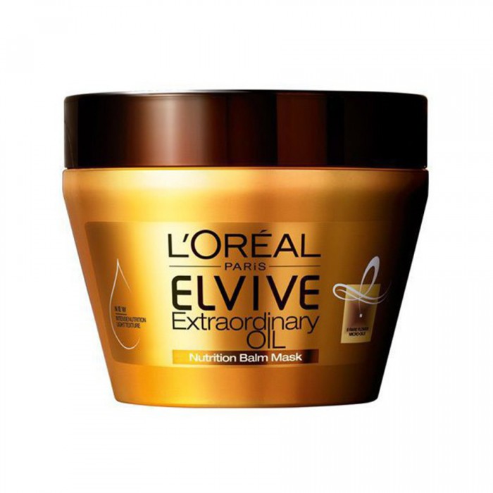 LOreal Paris Elvive Extraordinary Oil Nutrition Mask 300 ML For Dry Hair, Our most luxurious masque balm enriched.
With 6 oily flower extracts nourishes all types of dry hair leaving it looking and feeling soft, shiny | Veela Beauty LOreal Paris Elvive Extraordinary Oil Nutrition Mask 300 ML
For Dry Hair, Our most luxurious masque balm enriched Hair Treatments | Veela Beauty