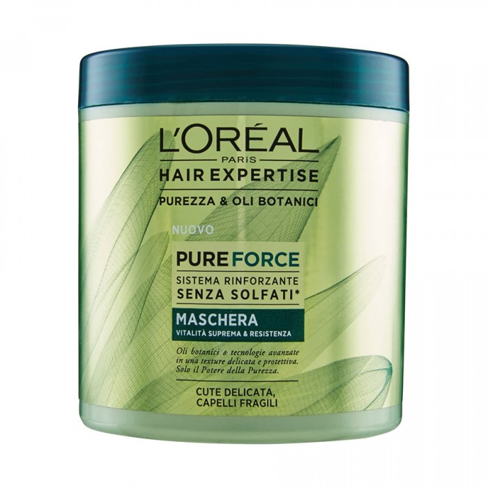 LOreal Paris Pure force for damaged Hair Mask 200 ml
Especially designed to nourish and protect the damaged hair.
It is fortified with the goodness of camellina Oil and is sulphate free. The rich and smooth formula of t | Veela Beauty LOreal Paris Pure force for damaged Hair Mask 200 ml
Especially designed to nourish and protect the damaged hair Hair Treatments | Veela Beauty