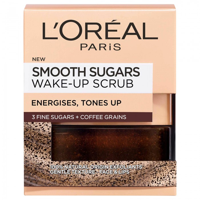 LOreal Paris Laboratories have selected three fine sugars and combined them with coffee grains, to provide a coffee boost for tired skin. Instantly reveals re-energized, toned up, and baby-soft skin. Featuring awakening | Veela Beauty LOreal Paris Laboratories have selected three fine sugars and combined them with coffee grains, to provide a coffee boost for tired skin. Instantly reveals re-energized, toned up, and baby-soft skin. Featuring awakening | Veela Beauty