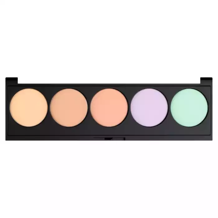 A versatile palette for modern women Includes three universal shades of concealer plus two color-correcting shades Concealer shades even out skin tone & hide skin imperfections Lilac shade helps brighten dark circles & d | Veela Beauty A versatile palette for modern women | فييلا
