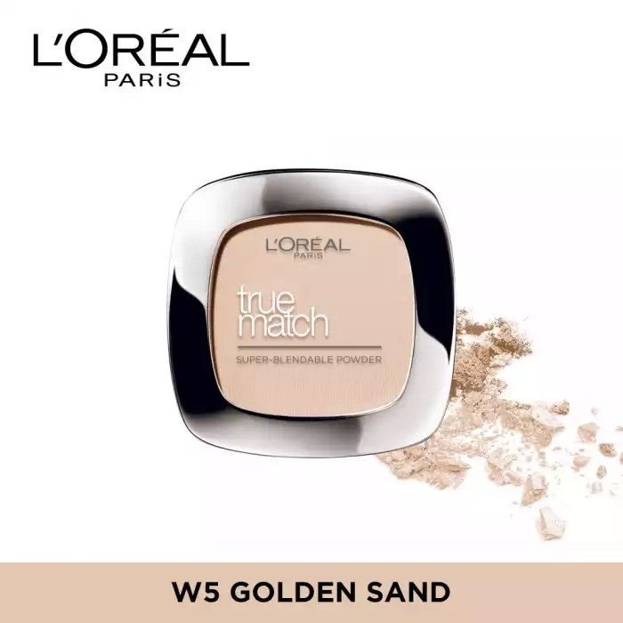 The fine, soft and lightweight powder blends perfectly with