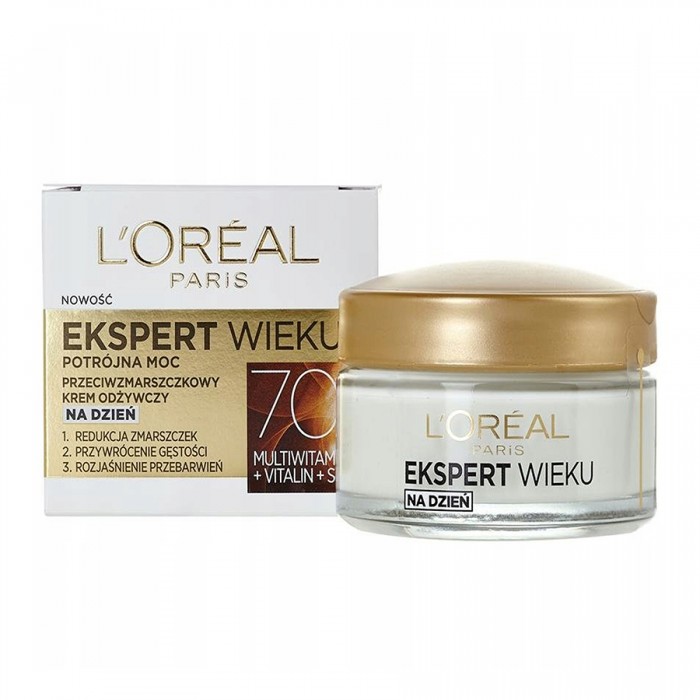 LOreal Age Specialist Ekspert Wieku 70+ 50ml
Firms skin LOreal Age Specialist Ekspert Wieku 70+ 50ml
Firms skin