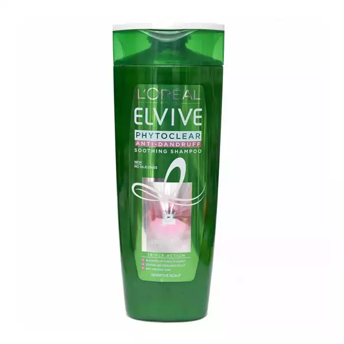 LOreal Elvive Phytoclear Anti-dandruff Soothing Shampoo LOreal Elvive Phytoclear Anti-dandruff Soothing Shampoo