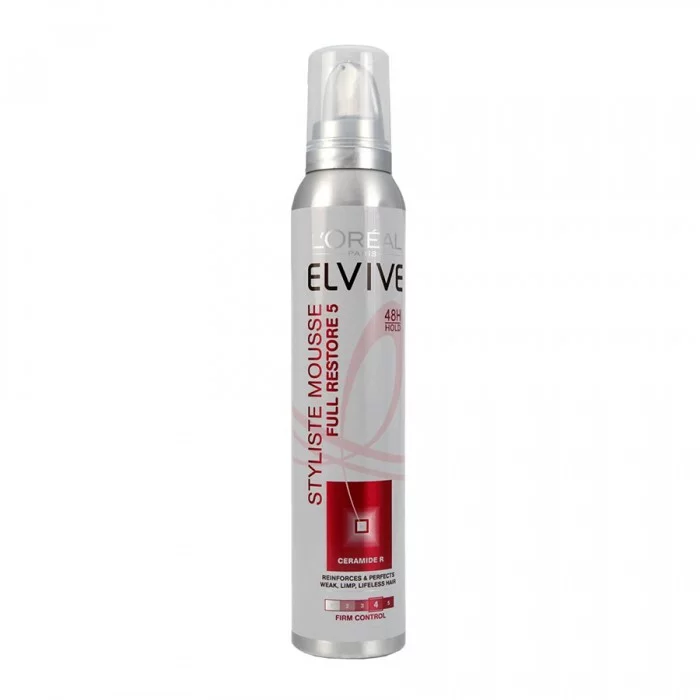 LOreal Elvive Styliste Mousse استعادة كاملة 5 LOreal Elvive Styliste Mousse استعادة كاملة 5