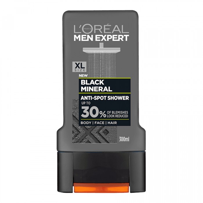 LOreal Men Expert Black Mineral Shower Gel 3in1 LOreal Men Expert Black Mineral Shower Gel 3in1