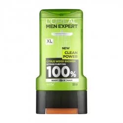 L'Oreal Men Expert Clean Power Shower Gel 300ml |Veela
