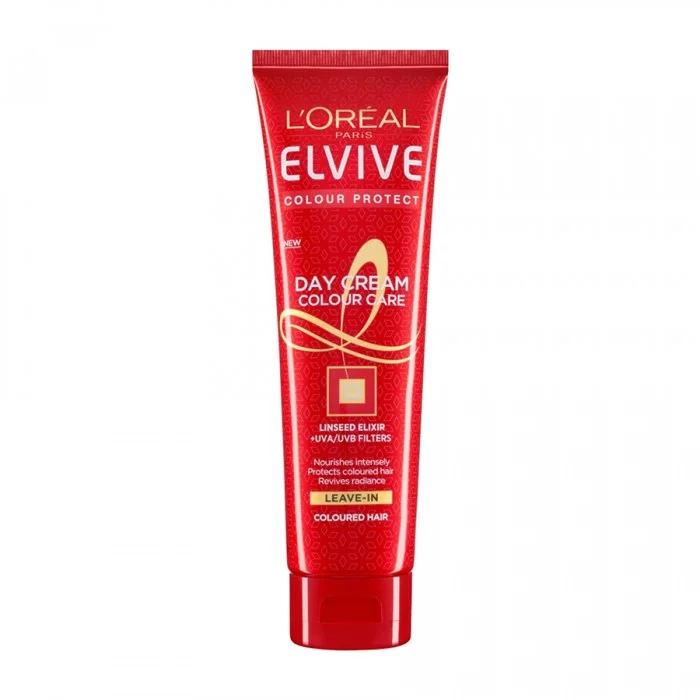 LOreal Paris Colour Protect Day Cream Conditioner 150ml
Day Cream for coloured hair, enriched with Linseed Elixir + UV Filter.
Intensely nourishes the hair fibre, protects coloured hair from daily aggressions and revive | Veela Beauty LOreal Paris Colour Protect Day Cream Conditioner