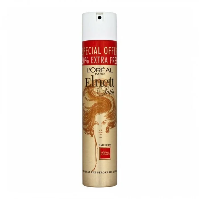 LOreal Paris Elnett Satin Normal Strength Hairspray LOreal Paris Elnett Satin Normal Strength Hairspray