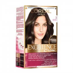 L'Oreal Paris Excellence Creme 3 Dark Chestnut Brown |Veela