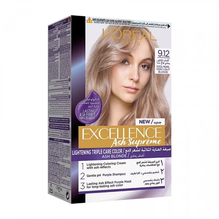 LOreal Paris Excellence Hair Dye Hair Mask Cool Pearl Very LOreal Paris Excellence Hair Dye Hair Mask Cool Pearl Very