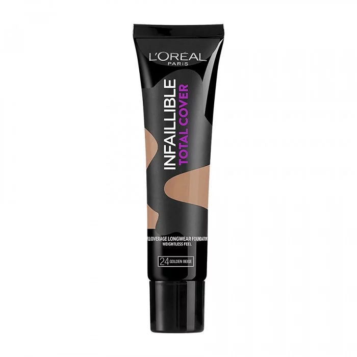 L’Oreal Paris Infaillible Total Cover Foundation 24 Golden Beige 35g
تم تركيبه بكمية عالية من الصبغة ، وهذا الأساس ذو التغطية الكاملة ينساب ويمنحك شعوراً بانعدام الوزن.
يمزج كريم الأساس Infallible للوجه والجسم على الفور | فييلا بيوتي L’Oreal Paris Infaillible Total Cover Foundation 24
