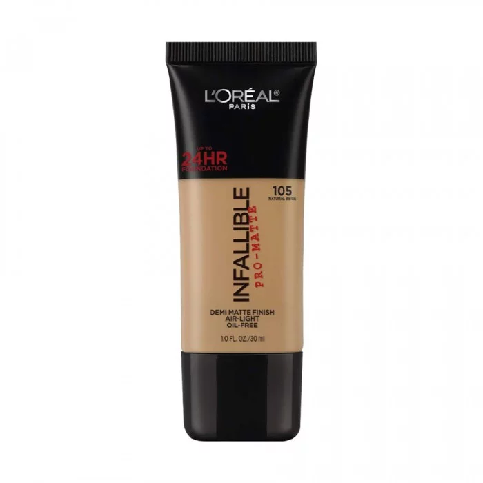 LOreal Paris Infallible Pro Glow Foundation 105