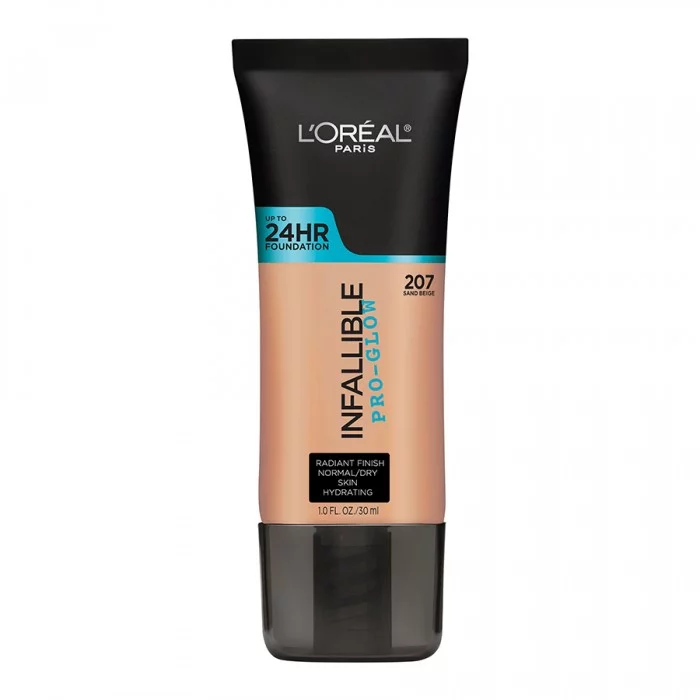 كريم أساس إنفاليبل برو جلو من لوريال باريس ساند بيج 207
كريم الأساس Infallible Pro Glow مع عامل حماية من الشمس: خفيف الوزن ودسم ، كريم الأساس ذو التغطية المتوسطة يدوم طويلاً ويمتد على نحو سلس وينتهي بتوهج يدوم.
كريم الأس | فييلا بيوتي كريم أساس إنفاليبل برو جلو من