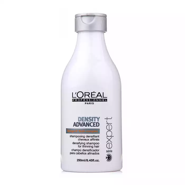 شامبو لوريال باريس بروفشنال سيري إكسبرت كثافة متطور 250 مل LOreal Professionnel Serie Expert Density Advanced هو شامبو مضاد للتخفيف ومكثف يستعيد الحيوية للشعر الناعم ويساعد بشكل واضح على إضفاء ارتداد وحجم للشعر ، مما يم | فييلا بيوتي شامبو لوريال باريس بروفشنال