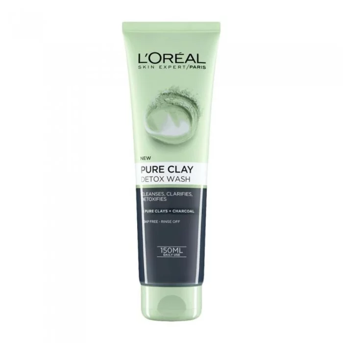 L'Oreal Paris Pure Clay Charcoal Detox Face Wash L'Oreal Paris Pure Clay Charcoal Detox Face Wash