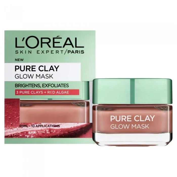 LOreal Paris Pure Clay Face Mask Red Algae 50ml
Exfoliates LOreal Paris Pure Clay Face Mask Red Algae 50ml
Exfoliates