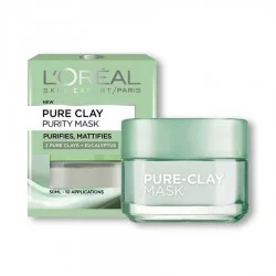 L'Oreal Paris Pure Clay Green Face Mask Purifies and