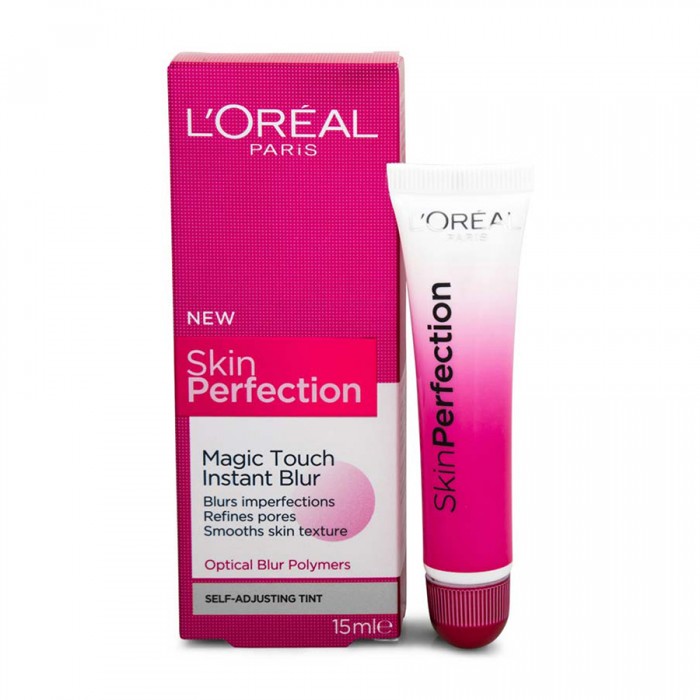 LOreal Paris Skin Perfection Magic Touch Instant Blur 15ml
Gives you a more even skin tone and complexion.
Blurs imperfections.
Refines pores.
Smooths skin texture.
Visibly improves skin tone and quality. | Veela Beauty LOreal Paris Skin Perfection Magic Touch Instant Blur