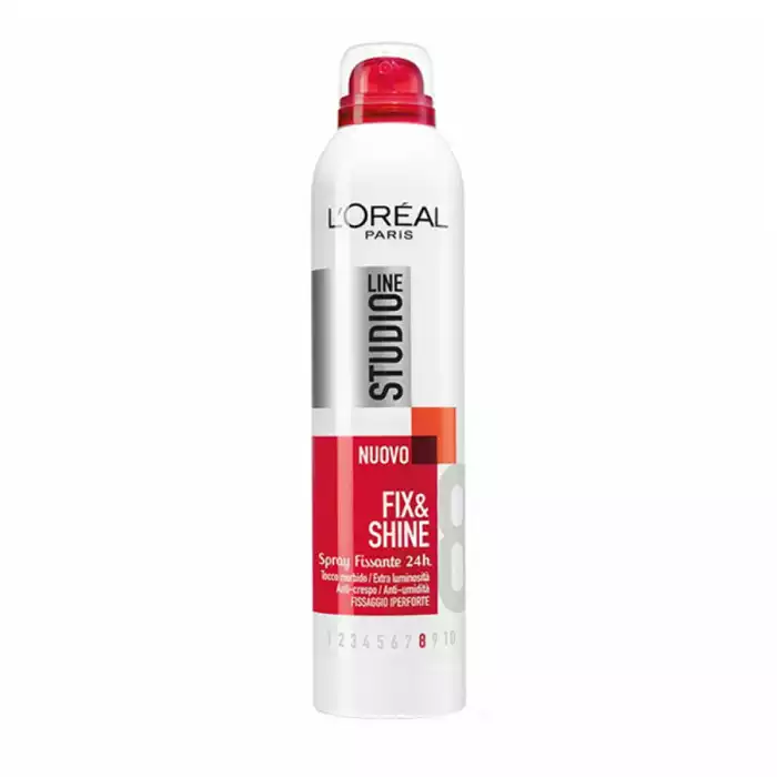 LOreal Paris Studio Line Spray Fix & Shine8 250ml
LOreal Studio Pro Lock It Fixing Hairspray Ultra Strong Freezes Your Hairstyle In Place Instantly And Holds For Up To 48 Hours Which Lets You Effortlessly Create The St | Veela Beauty LOreal Paris Studio Line Spray Fix & Shine8 250ml
LOreal