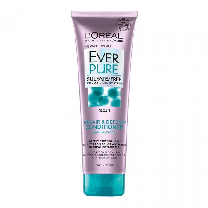 LOreal Paris Sulfate Free Repair and Defend Conditioner 250ml
EverPure Repair and Defend conditioner deeply strengthens fragile hair, and repairs and protects from environmental damage and daily color aggression.
Sulfat | Veela Beauty LOreal Paris Sulfate Free Repair and Defend Conditioner