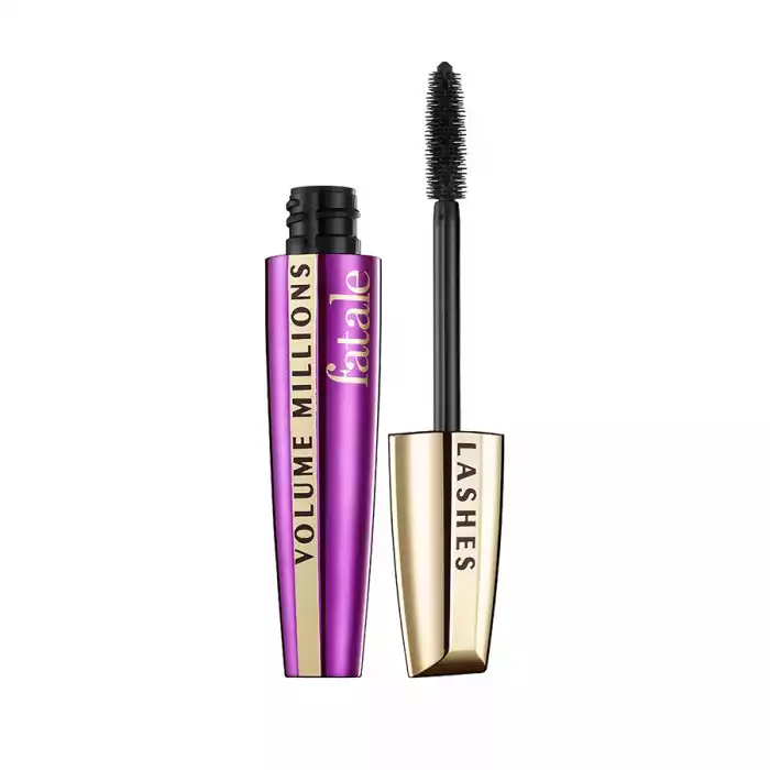 Loreal Paris Volume Million Lashes Fatale Mascara Black 9.4mlMulti Layer Millionizer brush loads each lash with exaggerated volume.Buildable formula with intense pigments volumises and thickens the look of your lashes | Veela Beauty Loreal Paris Volume Million Lashes Fatale Mascara Black 9