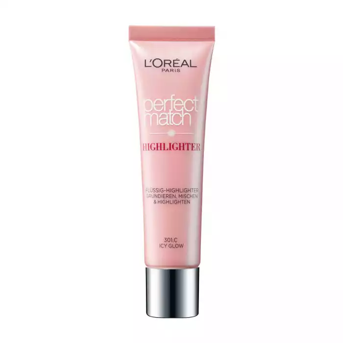 Loreal Perfect Match Highlighter Glow 301C 30mlLOreal Paris True Match Liquid Glow Illuminator .A pearlescent icy glow for a subtle highlight to a radiant glow, perfect for light to medium skintones.Lightweight and | Veela Beauty Loreal Perfect Match Highlighter Glow 301C 30mlLOreal