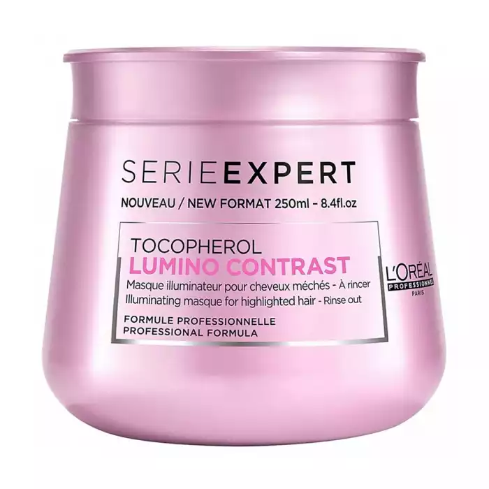 LOreal Professionnel Lumino Contrast Hair Masque 250mlThis deep acting treatment will replenish your hair fibre and combat moisture loss.Formulated with advanced lipid enriched technology to target the most sensitised | Veela Beauty LOreal Professionnel Lumino Contrast Hair Masque