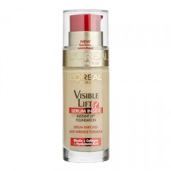LOreal Visible Lift Serum Inside Instant Lift Foundation 100
Hypoallergenic.
Moisturizes the skin.
Long lasting coverage. | Veela Beauty LOreal Visible Lift Serum Inside Instant Lift Foundation