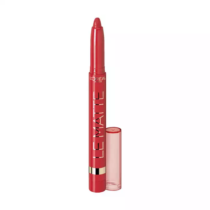 LOréal Paris Colour Riche Le Matte Lip Pen Mad For Matte
The sleek, advanced pencil delivers highly pigmented matte color that glides on easily in one precise stroke. Use it anywhere, anytime.
no mirror needed. | Veela Beauty LOréal Paris Colour Riche Le Matte Lip Pen Mad For