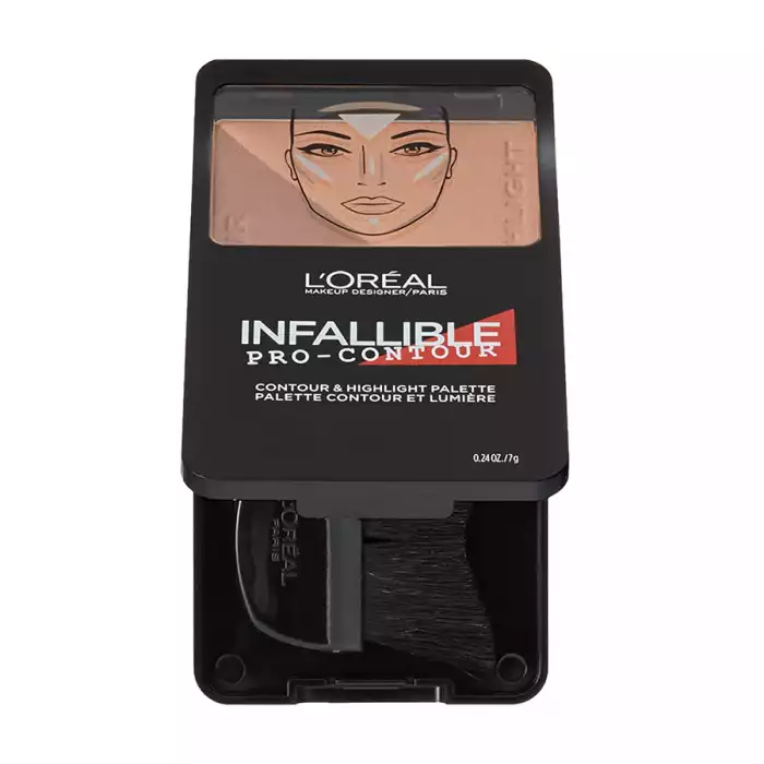 LOréal Paris Infallible Pro Contour Palette Deep Profond 815Get that perfect contoured look with this duo-palette.Long-wearing formula.Easy to blend and apply.Features a professional sculpt brush that defines your l | Veela Beauty LOréal Paris Infallible Pro Contour Palette Deep Profond