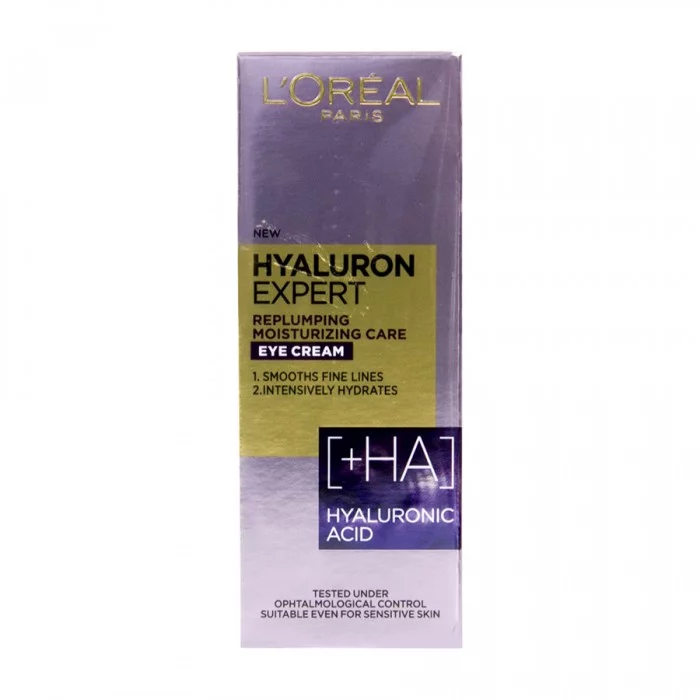 Introduce the HYALURON SPECIALIST filling eye moisturizing treatment to your daily routine. Over time, the amount of hyaluronic acid found in our skin decreases, and the first signs of aging appear as a result. LOreal P | Veela Beauty Introduce the HYALURON SPECIALIST filling eye moisturizing
