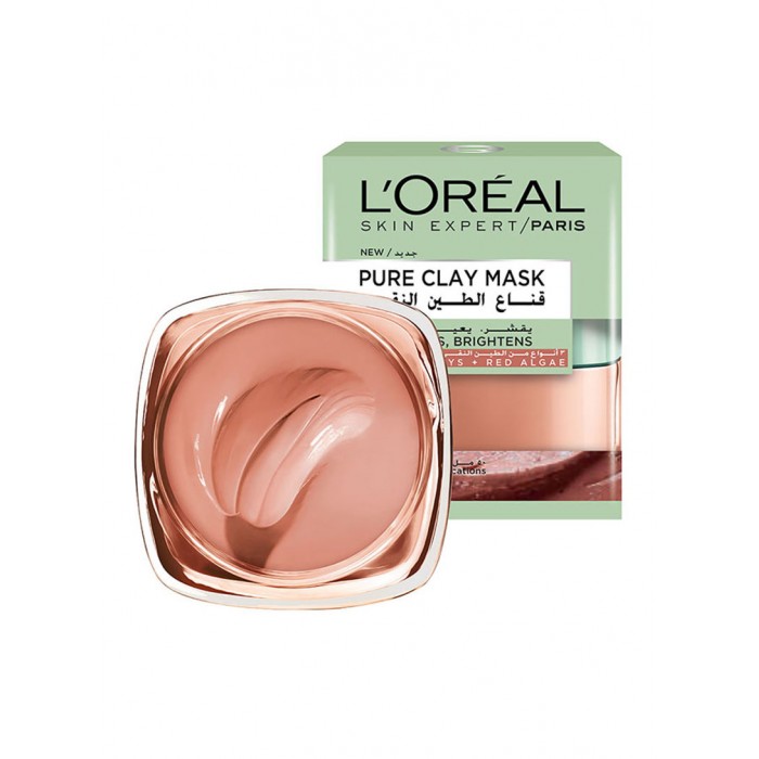 LOreal Paris Pure Clay Face Mask Red Algae 50ml
Exfoliates LOreal Paris Pure Clay Face Mask Red Algae 50ml
Exfoliates