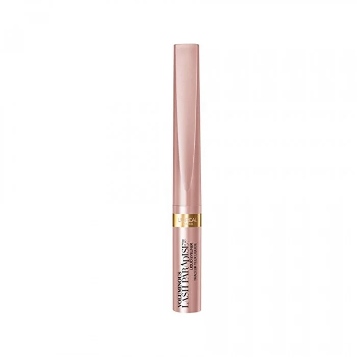 LOreal Voluminous Lash Paradise Eyeliner 125 Rose Gold -Black Eyeliner - High Shine Black Lacquer Finish Liquid Felt Tip Eyeliner - Rich, the waterproof formula dries quickly for a long-wear high shine lacquer finish. - | Veela Beauty LOreal Voluminous Lash Paradise Eyeliner 125 Rose Gold |