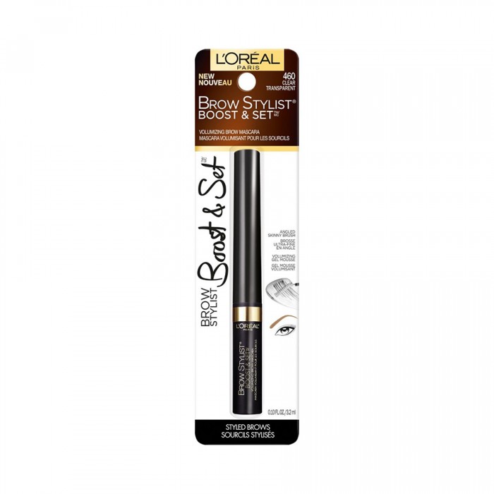 LOreal Paris Eyebrow Mascara Set 460 Clear Transparent -The art of brow made easy. -Designed with our precise angled skinny brush to style brow hairs, LOreal Paris presents the Brow Stylist Boost & Set. -Our 1st brow | Veela Beauty LOreal Paris Eyebrow Mascara Set 460 Clear Transparent -The art of brow made easy. -Designed with our precise angled skinny brush to style brow hairs, LOreal Paris presents the Brow Stylist Boost & Set. -Our 1st brow | Veela Beauty