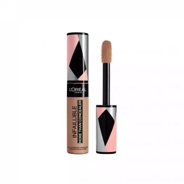 LOreal Paris Infallible Full Wear-334 -Be Unstoppable. Experience full-on coverage and full-face wear for up to 24 hours. -New Full Wear Concealer is our highest coverage formula in our widest concealer shade range ever | Veela Beauty LOreal Paris Infallible Full Wear-334 | فييلا