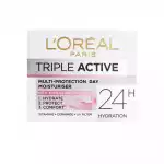 L'Oreal Triple Active Multi-Protection Day Moisturiser For Dry To Sensitive Skin 50Ml