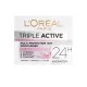Hydrate and protect your skin with LOréal Paris Triple Active day cream for dry and sensitive skin. This daily moisturizer offers long-lasting hydration and improves the skins ability to retain water. Enriched with vit | Veela Beauty Hydrate and protect your skin with LOréal Paris Triple