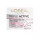 Hydrate and protect your skin with LOréal Paris Triple Active day cream for dry and sensitive skin. This daily moisturizer offers long-lasting hydration and improves the skins ability to retain water. Enriched with vit | Veela Beauty Hydrate and protect your skin with LOréal Paris Triple