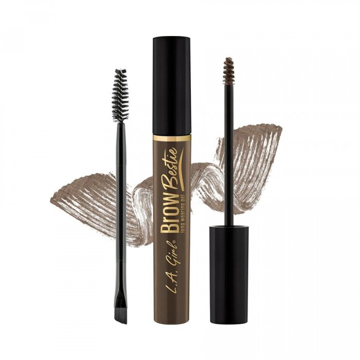 The Brow Bestie Gel Kit is a long-wearing, smudge-proof gel The Brow Bestie Gel Kit is a long-wearing, smudge-proof gel