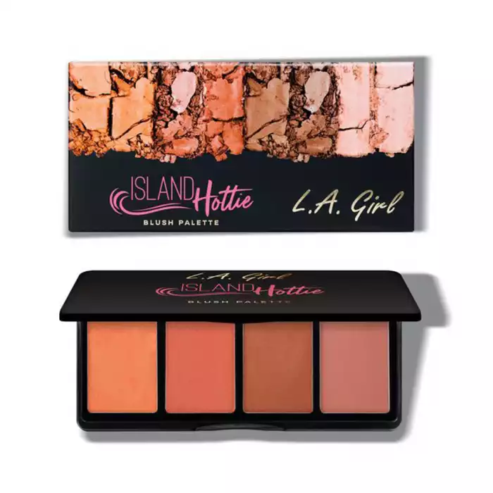 L.A Girl Island Hottie Blush Palette -We’re excited to show off our NEW Fanatic Blush Palette collection. 2 unique palettes focused on gorgeous blushes shades. Grab a brush and show those cheeks some love. 2 shimmer sha | Veela Beauty L | فييلا بيوتي